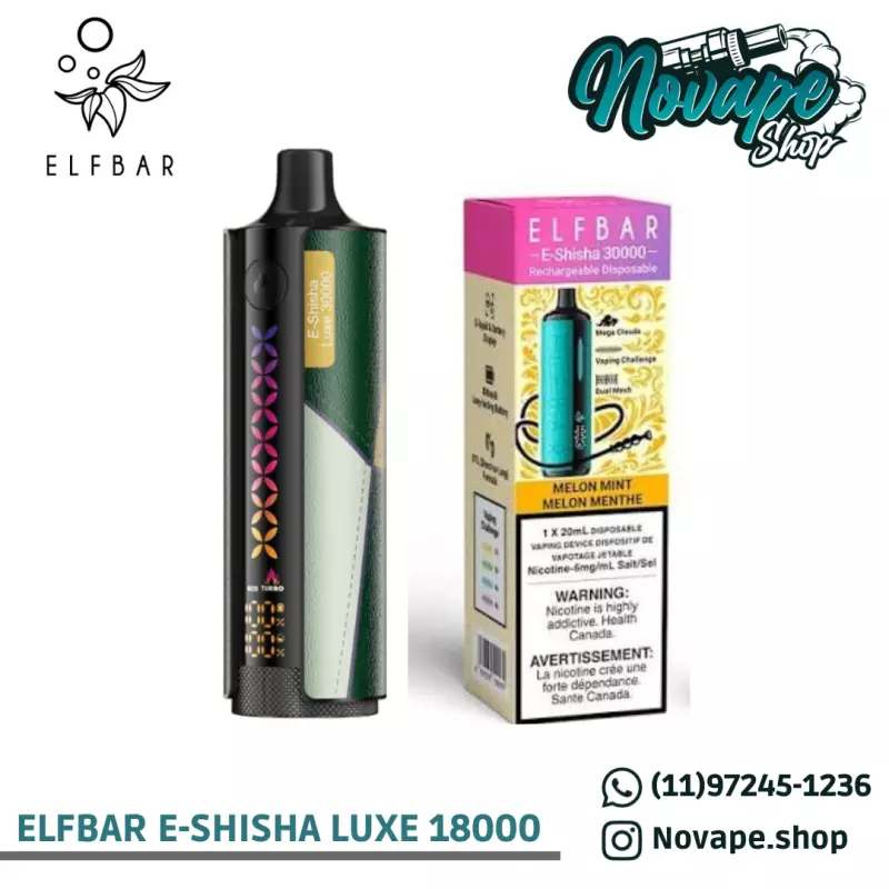 Elfbar e-shisha luxe - 18.000 Puffs