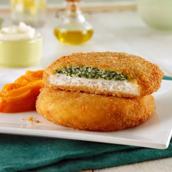 Medallón de pollo esp. y queso