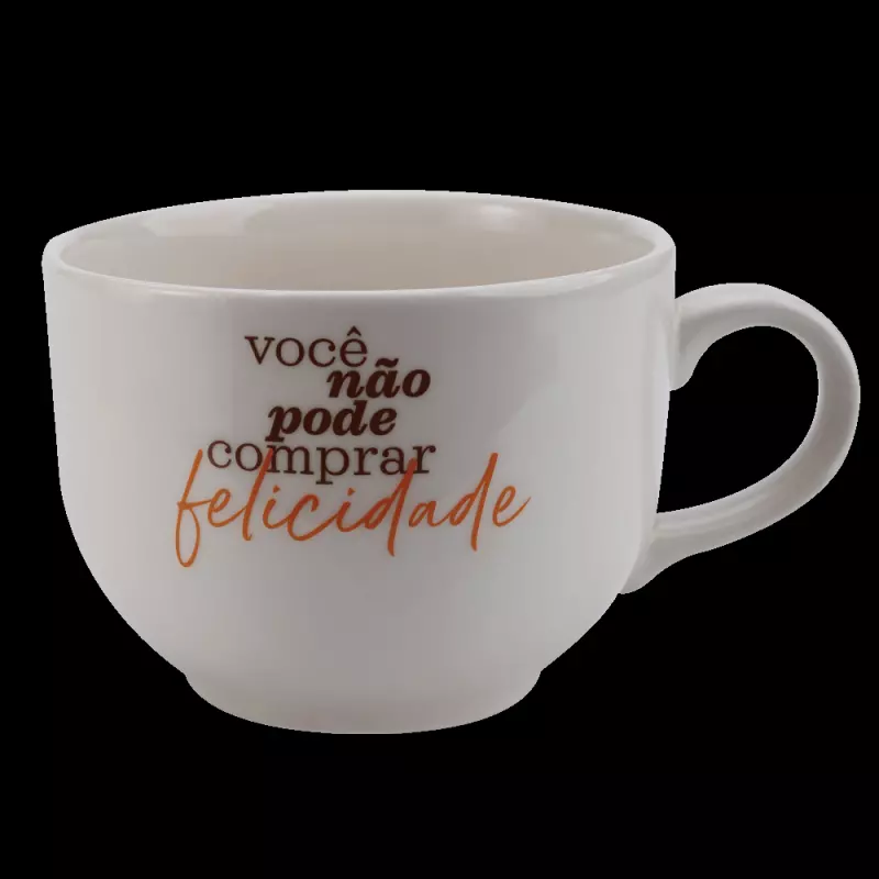 Caneca jumbo creme