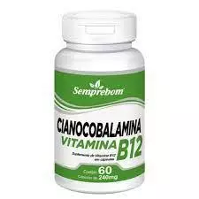 VITAMINA B12 - CIANOCOBALAMINA - 90 CÁPS
