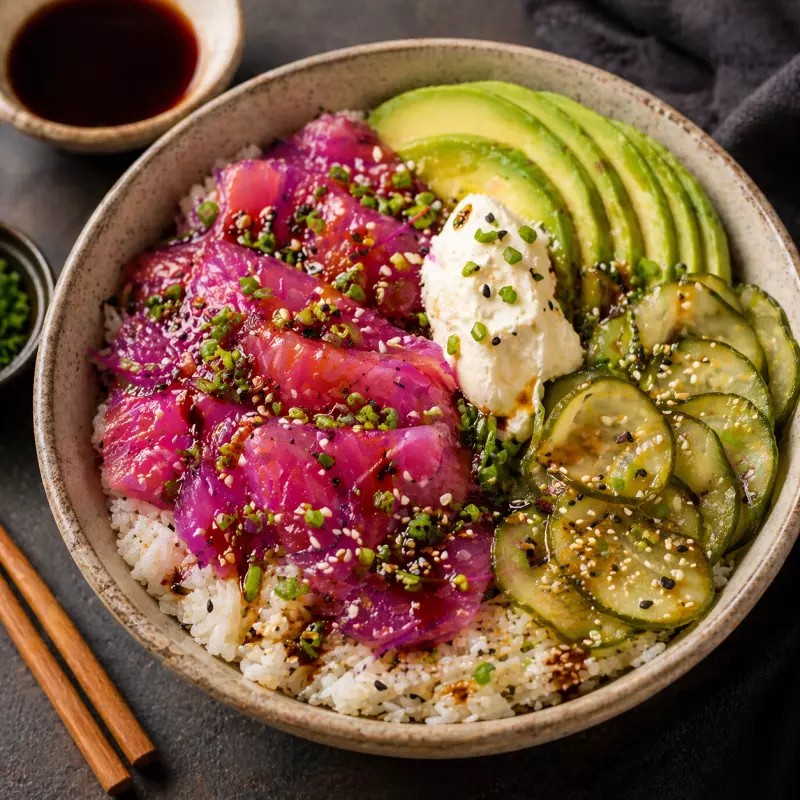 Poke Salmón Gravlax