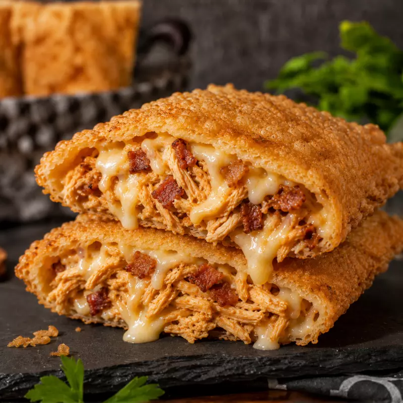 Pastel Frango C/Bacon
