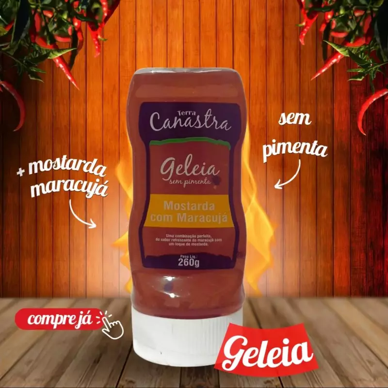 Geleia de Mostarda com Maracujá 260g