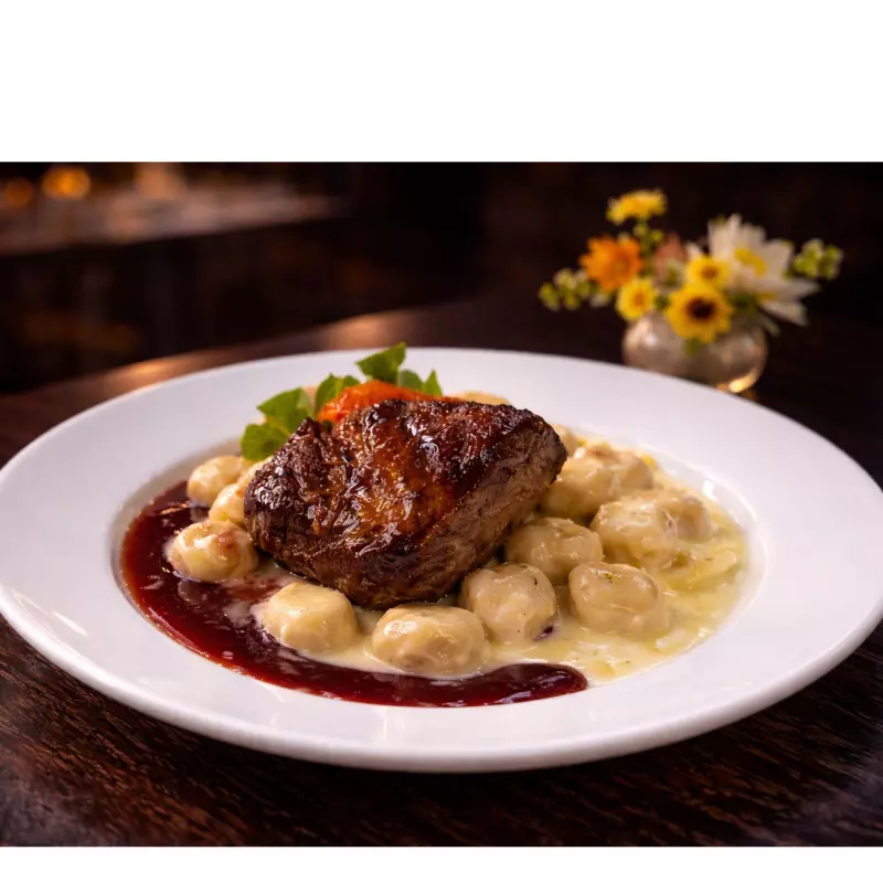 Filete en Ñoqui a la mantequilla