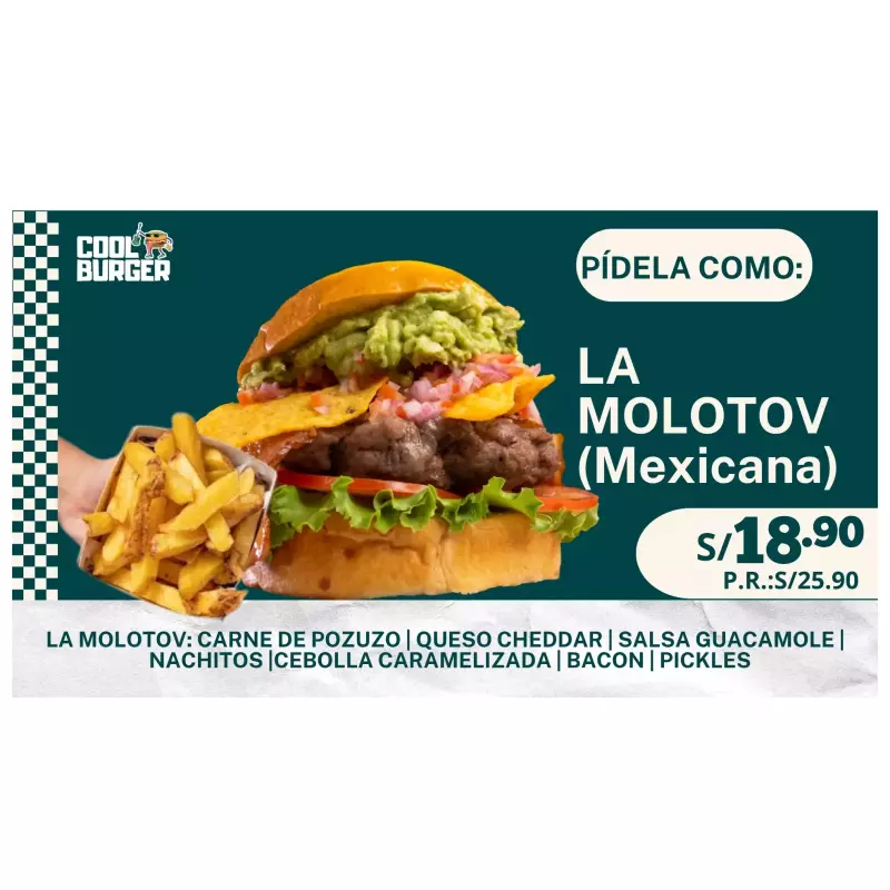 LA MOLOTOV | INCLUYE PAPAS