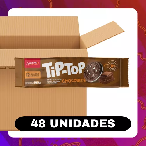 Bulto Tip Top Galleta Chocolate 96g