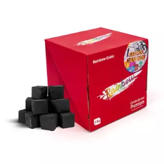 Carvão Rainbow Cubic 1kg