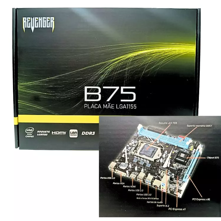 PLACA MÃE B75 REVENGER
