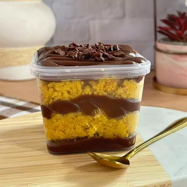 Bolo de Cenoura com Chocolate Belga