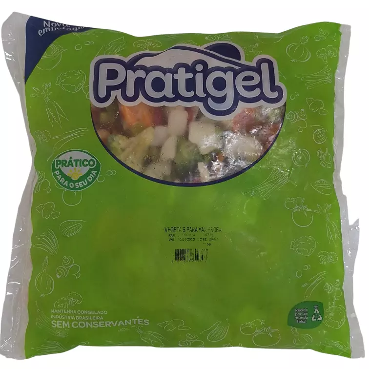 Vegetais Yakissoba - Pratigel - 1kg