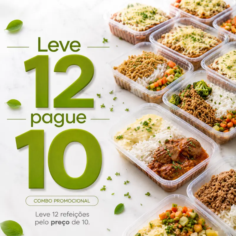 Leve 12 Refeições Pague 10
