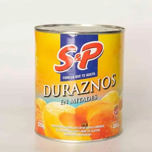 LATA DE DURAZNO