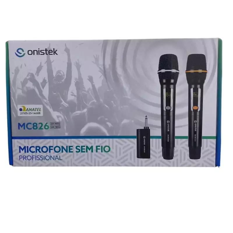 KIT MICROFONE 2/1 ONISTEK ON-MC826