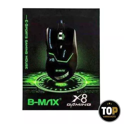 Mouse Gamer USB B-max X8 Gaming 3200