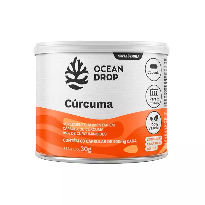 Cúrcuma - Ocean Drop; 60 Cáps.