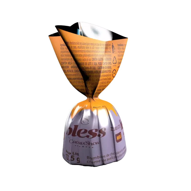 Bombom Bless Zero Lactose Avelã 13,5