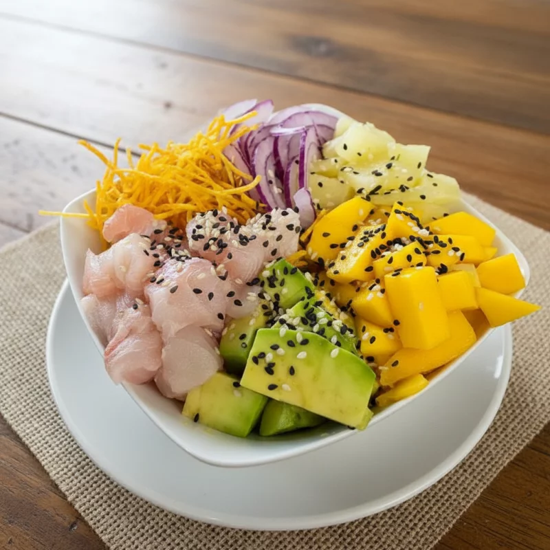 Poké Bowl Pescado blanco