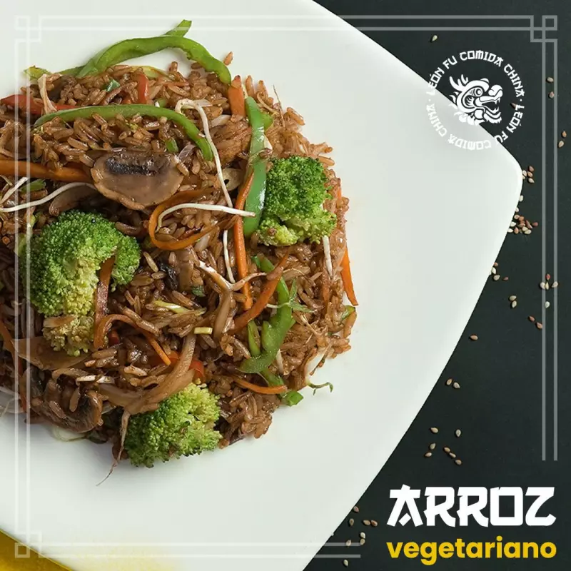 Arroz chino vegetariano