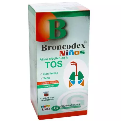 Jarabe Broncodex Niños Sabor Uva