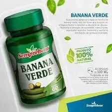 Banana Verde 60 cápsulas - 500mg