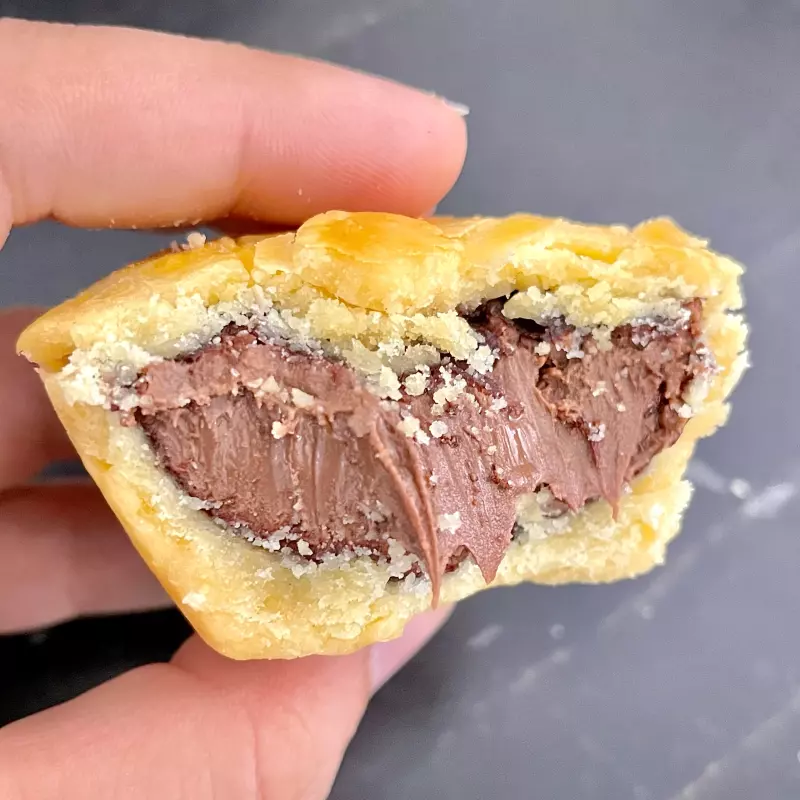 Empada de Nutella