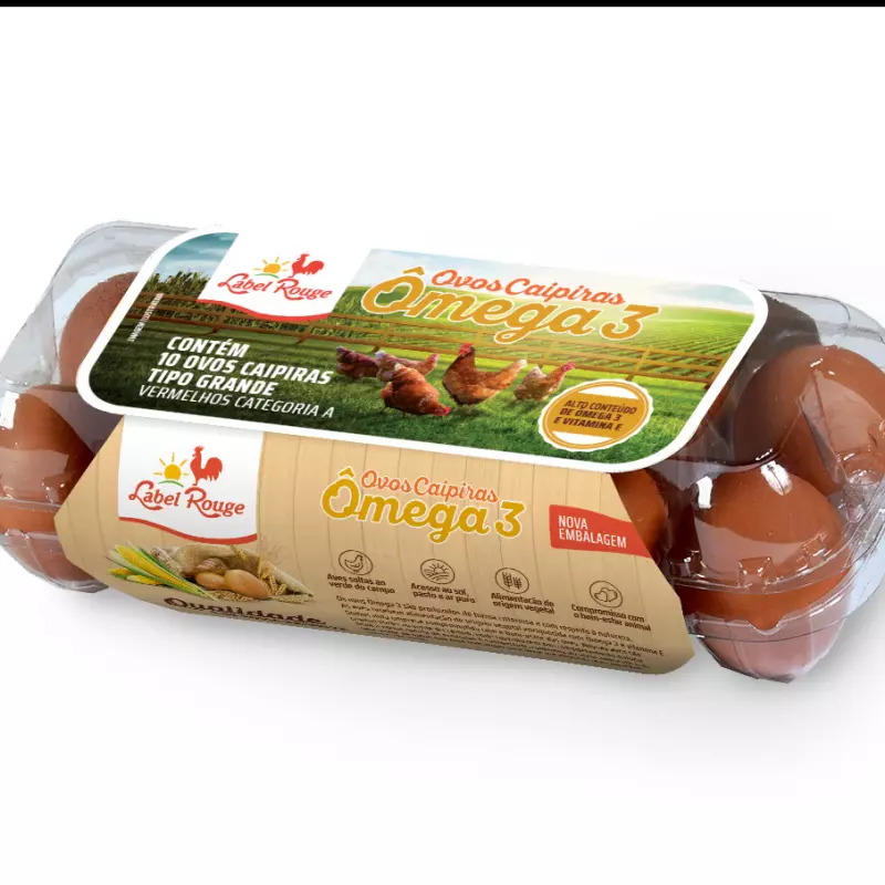 Ovos Caipira Omega 3 10un