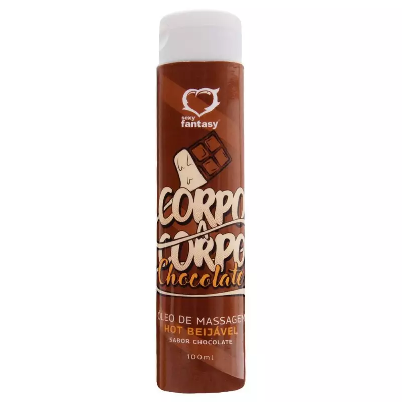 Óleo Hot Beijável chocolate corpo
