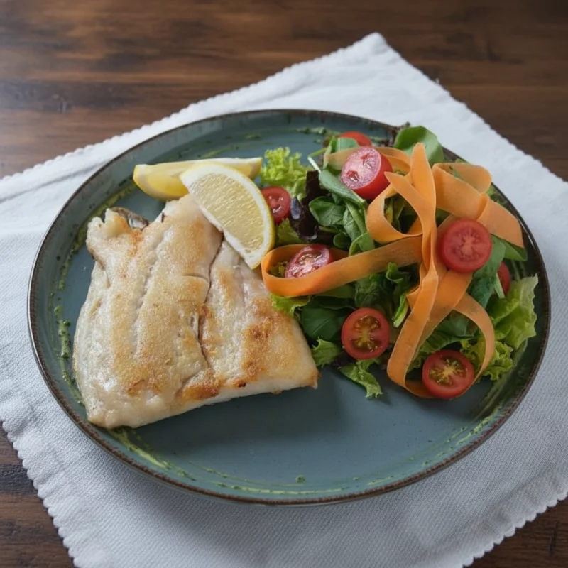 MERLUZA GRILLADA CON GUARNICION