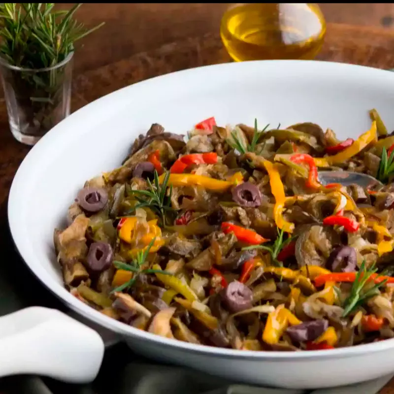 Caponata de berinjela