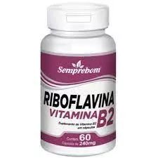 VITAMINA B2 (RIBOFLAVINA) 60 CÁPSULAS