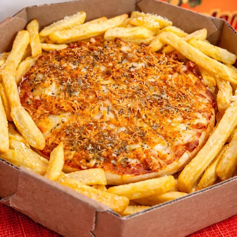 Pizzas - Sabores + Batata Frita