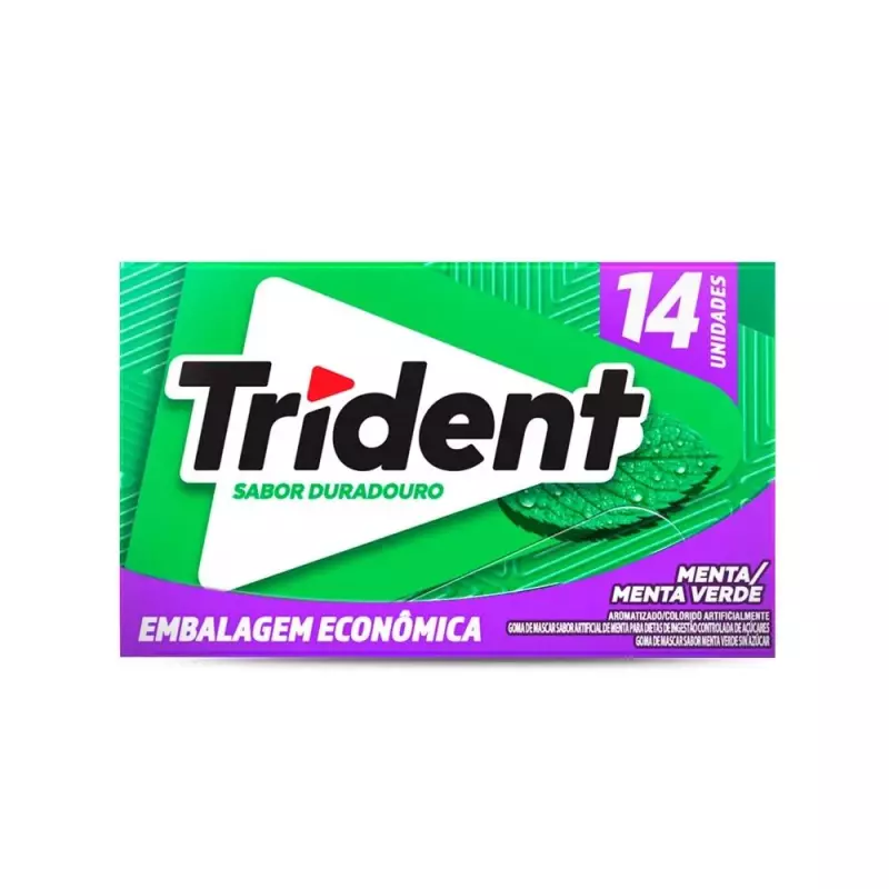 Trident Menta Verde 14s 25,9g