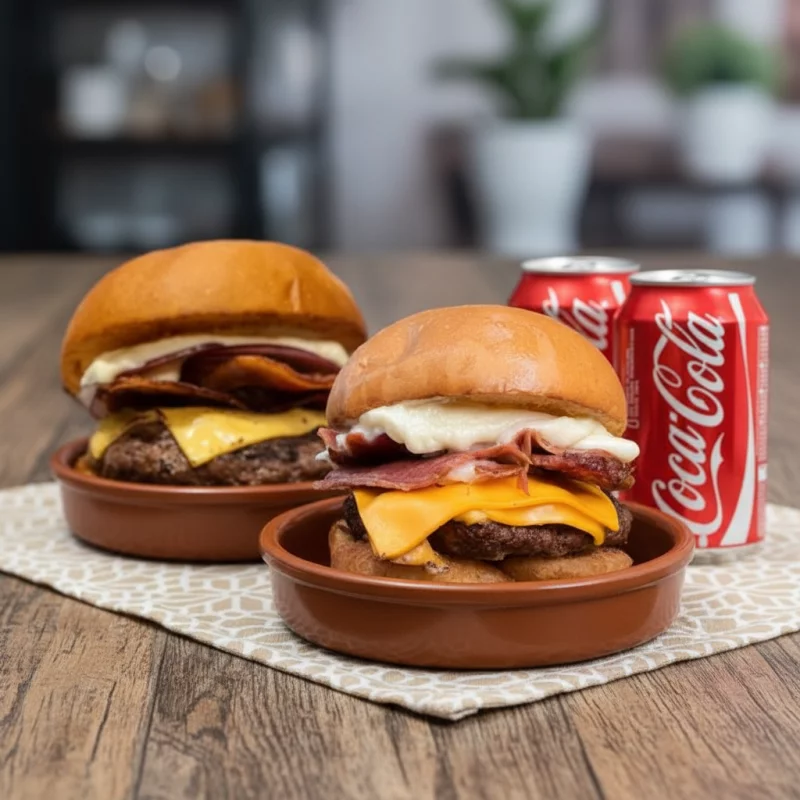 Onion + Caixote Bacon +2 Cocas 350ml