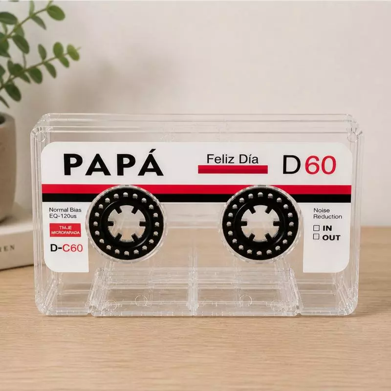 Caja acrilica cassette