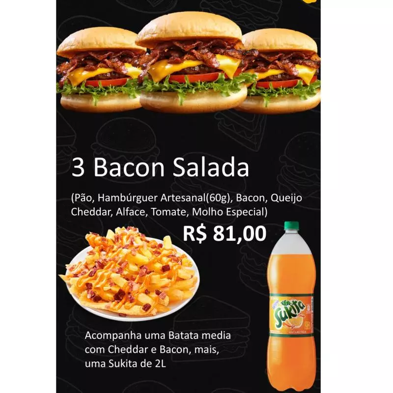 3 BACON SALADA (60GR)