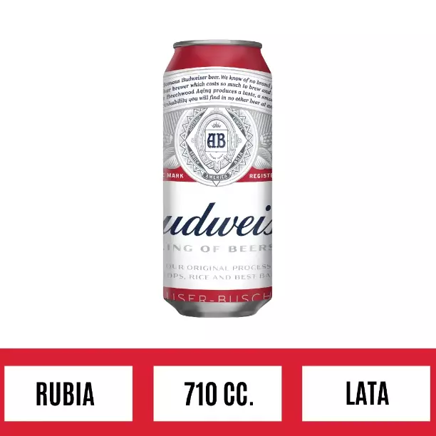 BUDWEISER 710ML