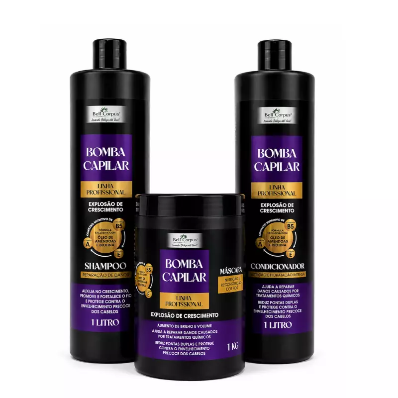 Kit linha profissional Bomba Capilar