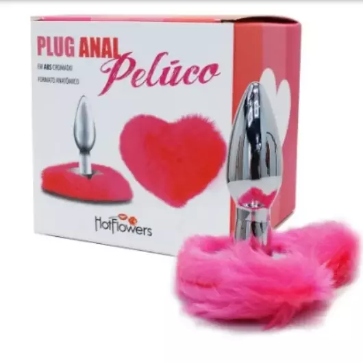 Plug Pelúcia Coração