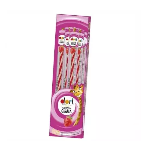 Fine pescoço de girafa morango ♥️