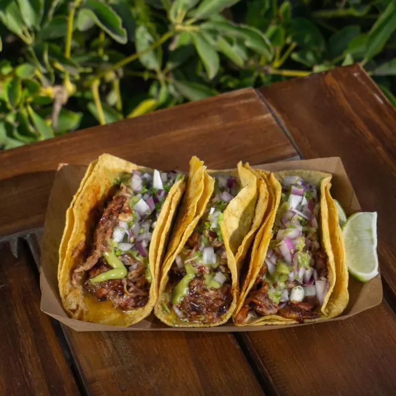 TACOS DE CERDO AHUMADO