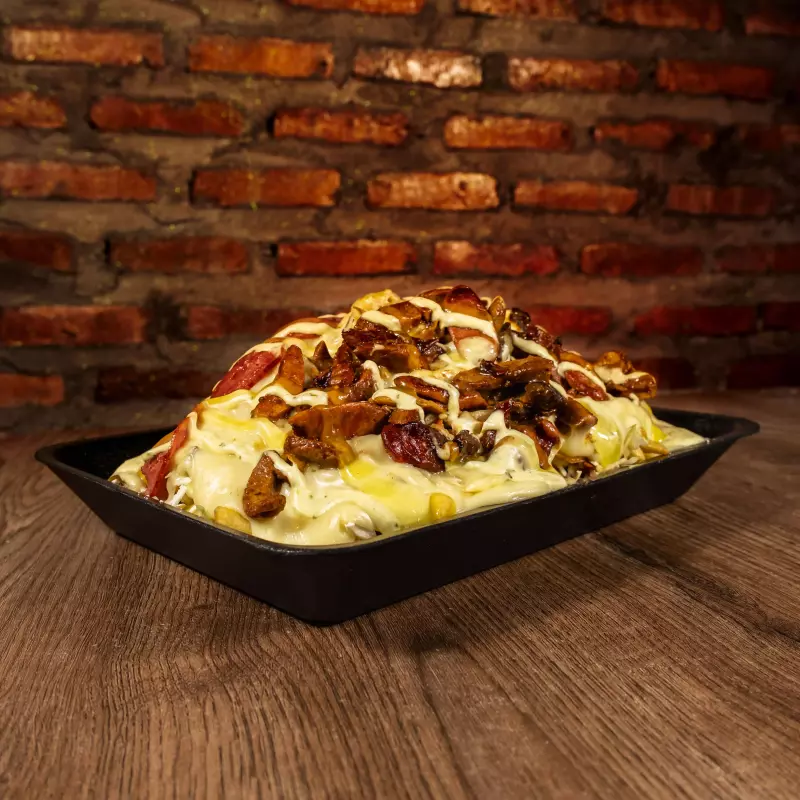 Salchipapa fast food