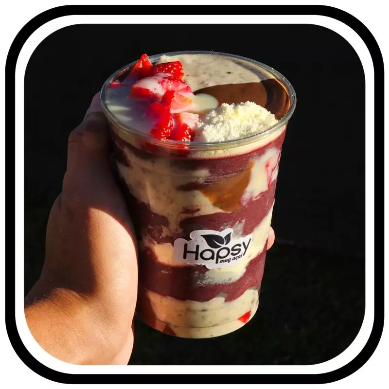Hapsy (473ml) + 5 Toppings