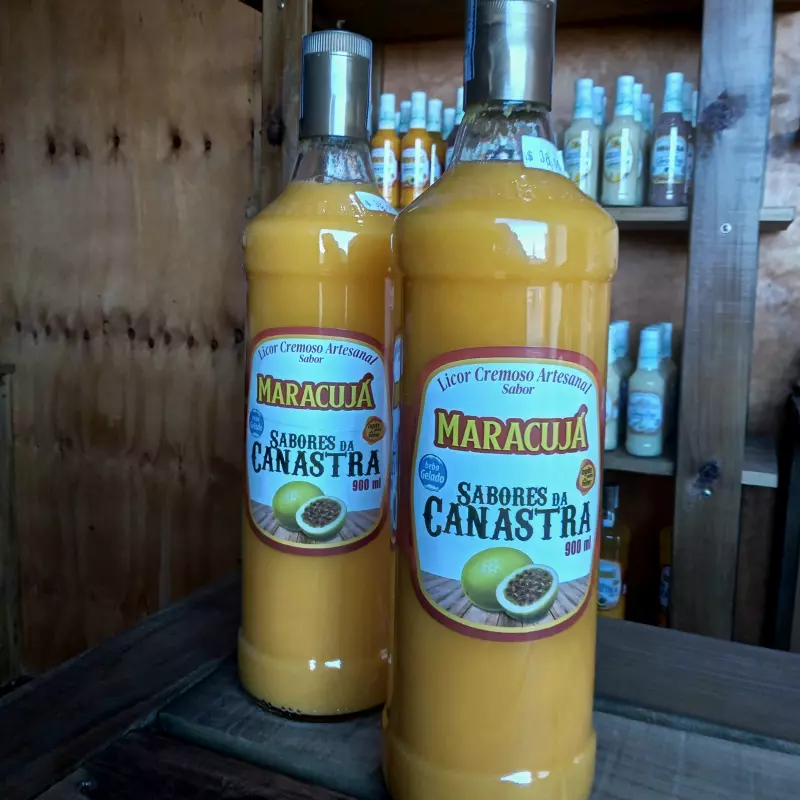 Licor cremoso de maracujá 900ml