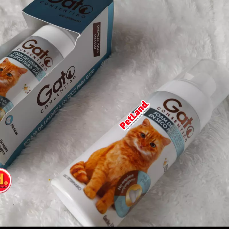 Shampoo en seco para gatos