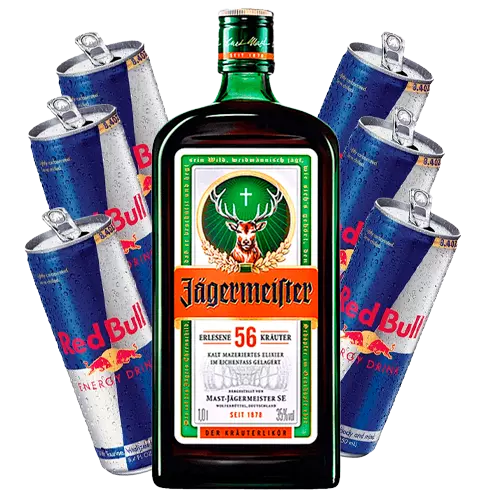 JAGGERMEISTER + 6 REDBULL