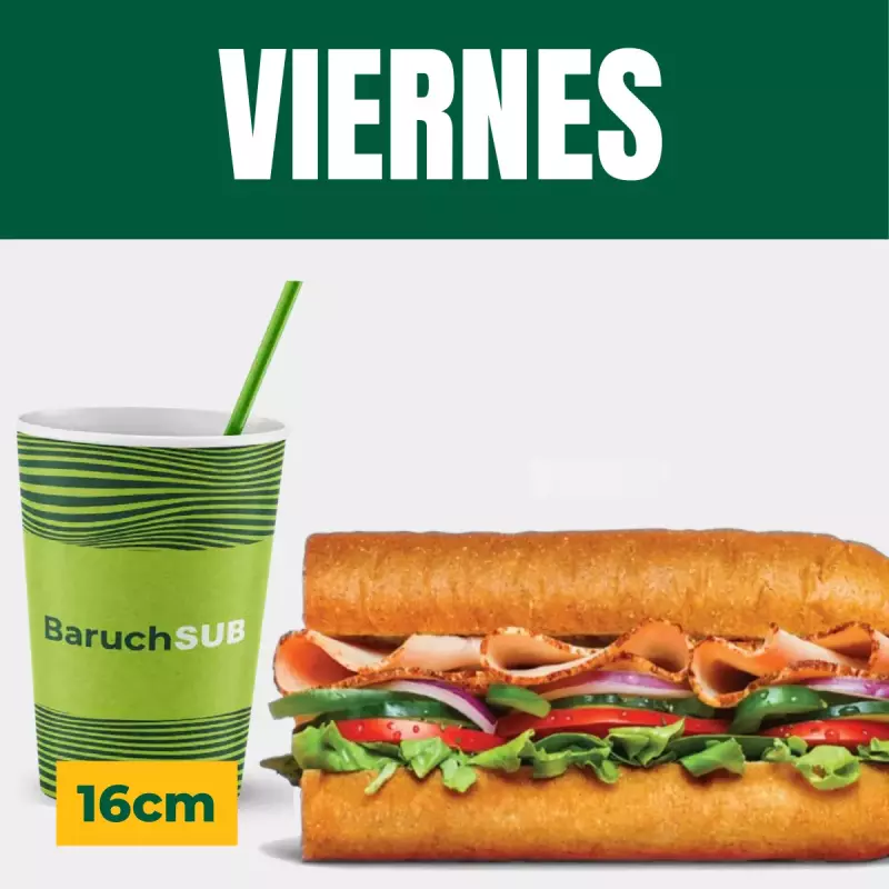 Viernes - Pavo o Jamon + BEBIDA