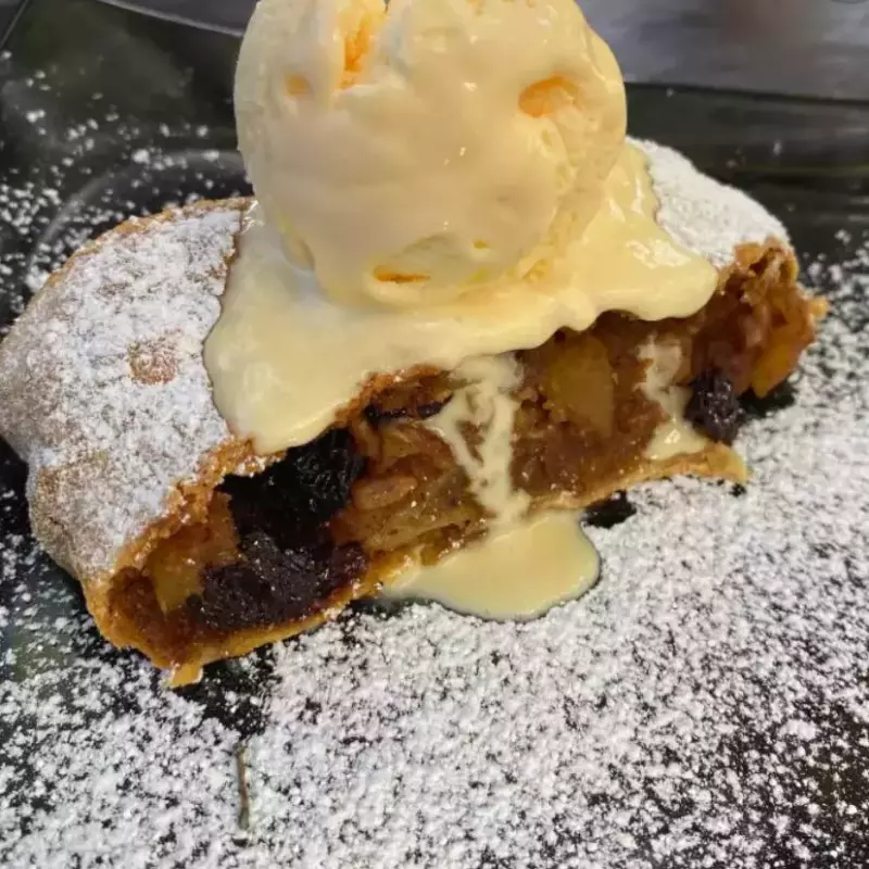 Strudel de manzana y canela