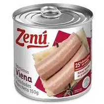 LATA SALCHICHA VIENA ZENU 150 GR