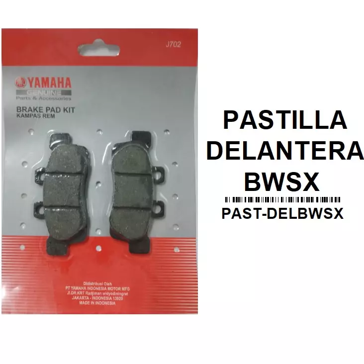 PASTILLA DELANTERA BWSX TO