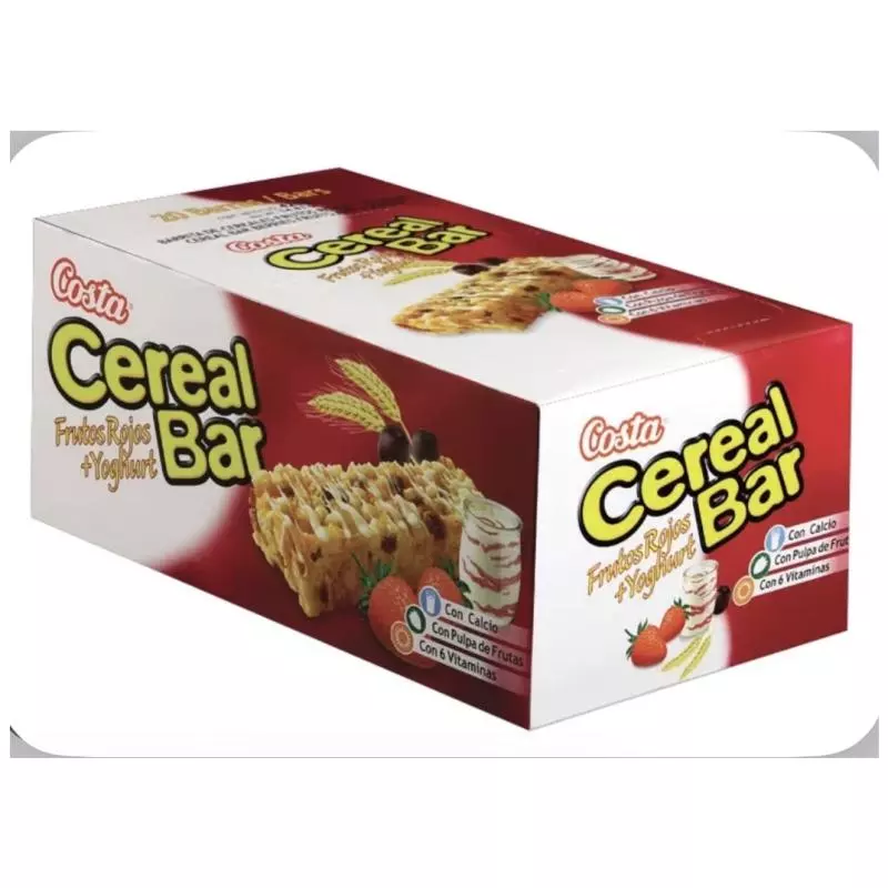 Cereal bar frutos rojos + yoghurt 20